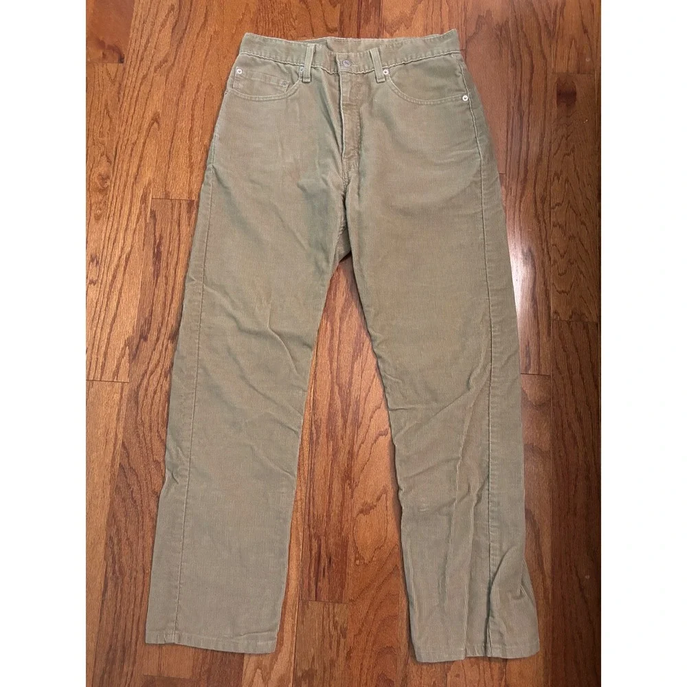 Levi's Vintage‎ 0500 Regular Fir Straight Leg Tan Corduroy Pants Size W32/L30